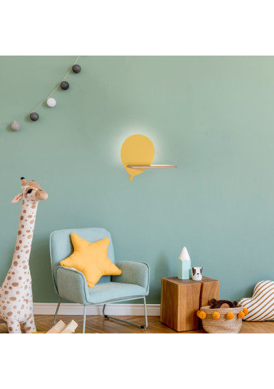 Lampa ścienna Balloon 4 W LED 4000 K żółty 31 cm - zdjęcie produktu 1