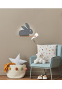 Lampa ścienna Rabit 4 W LED 4000 K szary 37 cm - zdjęcie produktu 2