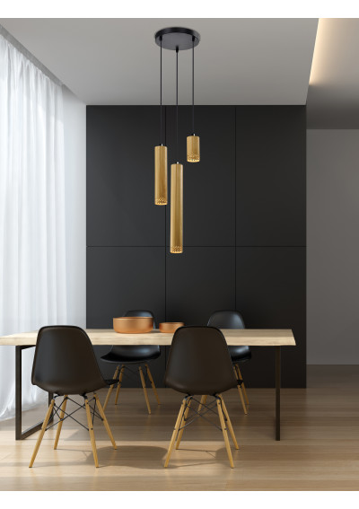 Lampa wisząca Tubo 3xGU10 22 cm - zdjęcie produktu 2