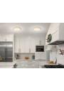 Gandava ceiling light 18 W LED 4000 K white / drewniany 29 cm - product image 2