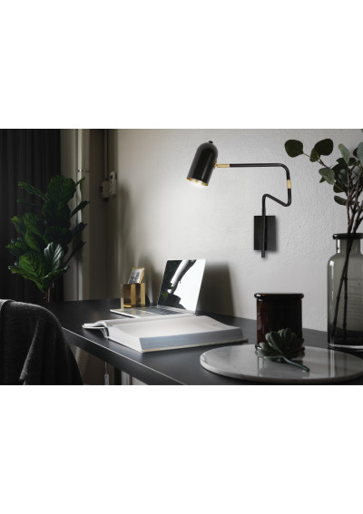 Hosti wall light 1xGU10 black 51 cm - product image 2