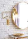 Hosti wall light 1xGU10 gold 51 cm - product image 2