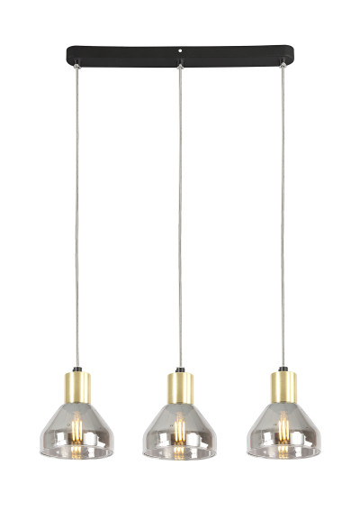 Lampa wisząca Gregory 3xE14 czarny 70 cm - zdjęcie produktu 11