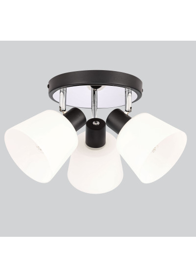 Lampa sufitowa Biloba 3xE14 czarny 36 cm
