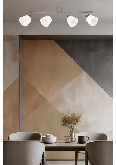 Ginko ceiling light 4xE14 grey 90 cm - product image 1