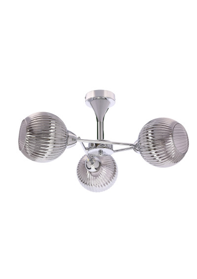 Cesar pendant light 3xE27 silver 56 cm