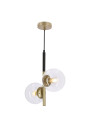 Duo pendant light 2xE14 gold 32,5 cm
