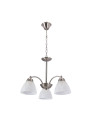Lampa wisząca Cavallo 3xE27 nikiel mat 45 cm