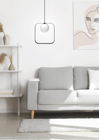 Lampa wisząca Tula 1xG9 czarny 12 cm - zdjęcie produktu 1