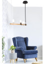Sakai pendant light 5,4 W LED 3000 K black/gold 60 cm - product image 1