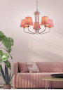 York pendant light 5xE14 white 72 cm - product image 1