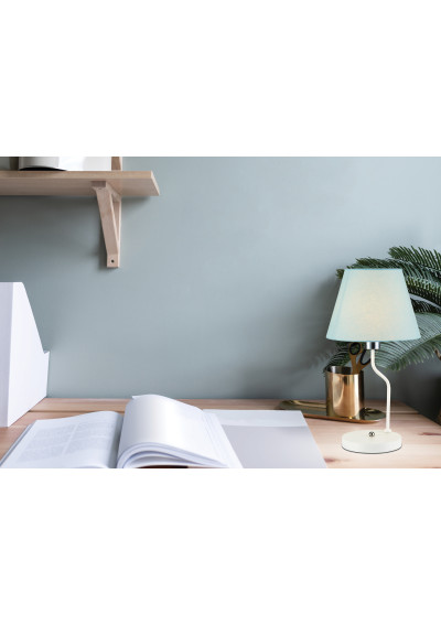York table lamp 1xE14 white 25 cm - product image 1
