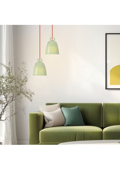 Sewilla pendant light 1xE27 green 15 cm - product image 3