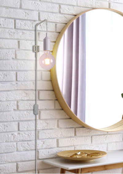 Lampa ścienna Laren 1xE27 biały 16 cm - zdjęcie produktu 1