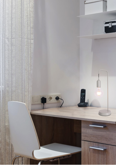 Laren table lamp 1xE27 grey 13 cm - product image 1