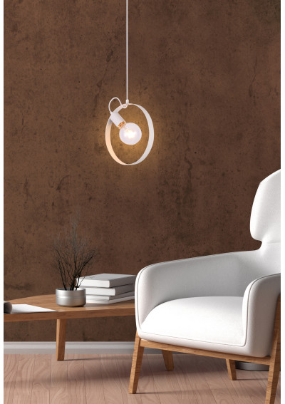 Nexo pendant light 1xE27 white 3 cm - product image 1