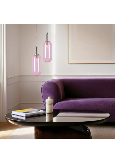 Fiuggi pendant light 6 W LED 3000 K pink 13 cm - product image 2