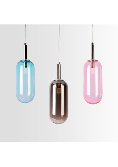 Lampa wisząca Fiuggi 6 W LED 3000 K różowy 13 cm - zdjęcie produktu 3