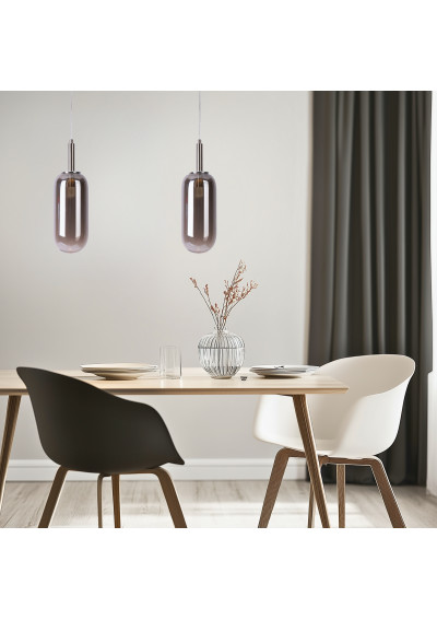 Fiuggi pendant light 6 W LED 3000 K silver 13 cm - product image 3