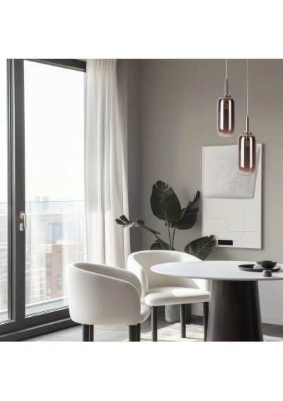 Fiuggi pendant light 6 W LED 3000 K silver 13 cm - product image 4