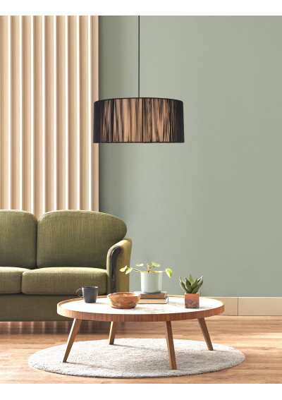 Kioto pendant light 3xE27 black 45 cm - product image 1