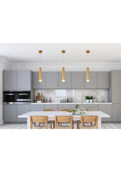 Austin pendant light 1xE27 gold 6 cm - product image 1