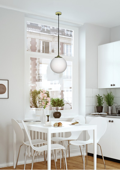 Glasgow pendant light 1xE27 gold 20 cm - product image 1