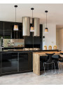 Fresno pendant light 1xE27 black 15,5 cm - product image 3