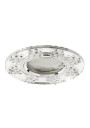 Oprawa stropowa Ss-17 MR16 chromowy, szkło bezbarwne 9,4 cm
