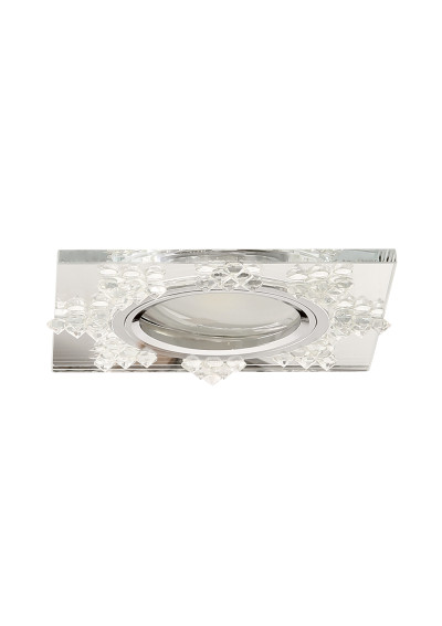 Ss-20 ceiling fitting MR16 chromee, szkło bezbarwne 9,5 cm