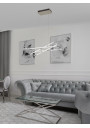 Lampa wisząca Kseros 35 W LED 4000 K srebrno szary 60 cm - zdjęcie produktu 3
