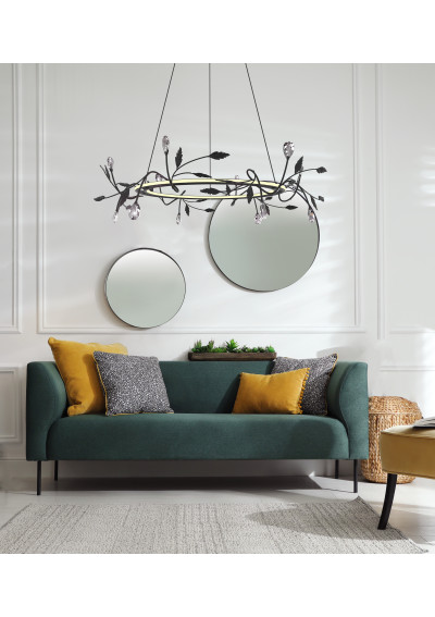 Giaros pendant light 36 W LED 4000 K black 65 cm - product image 3