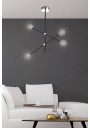 Paksos pendant light 4xG9 black 67 cm - product image 1