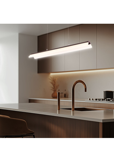 Curacoa pendant light 33 W LED 4000 K brown 100 cm - product image 5