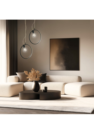 Skiros pendant light 4000 K black 36 cm - product image 4