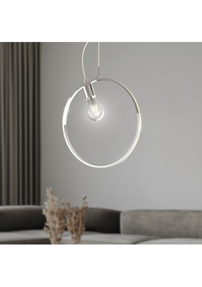 Lampa wisząca Skiros 4000 K chromowy 36 cm - zdjęcie produktu 3