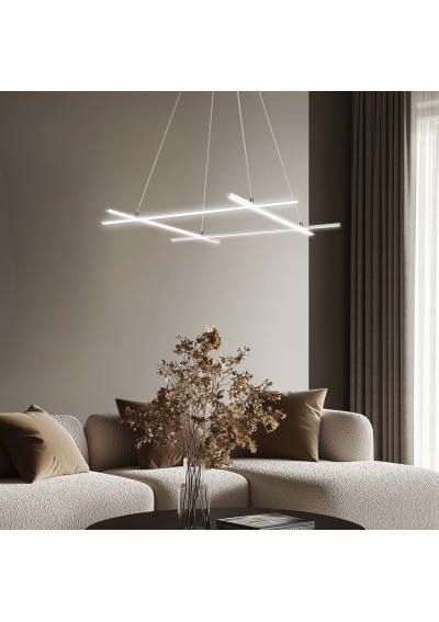 Andros pendant light 40 W LED 4000 K silver 70 cm - product image 4
