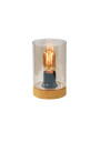 E27 table lamp 1xE27 brown 12 cm
