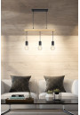 Izzy pendant light 3xE27 black 55 cm - product image 1