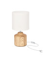Lampa stołowa Minos 1xE14 brązowy 14 cm