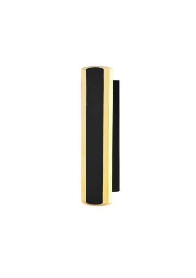 Stick outdoor wall light 12 W LED 3000 K black 30 cm