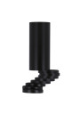 Tuba ceiling fitting 1xGU10 black 6 cm