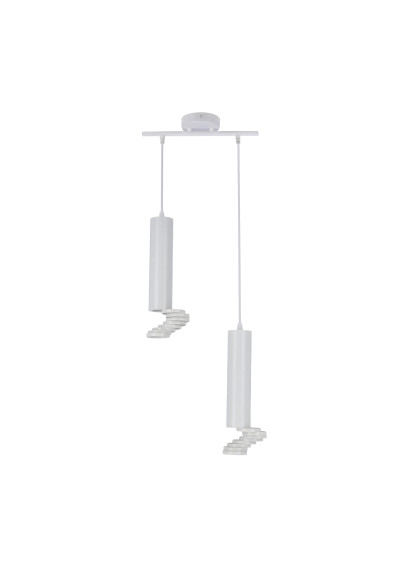 Tuba pendant light 2xGU10 white 30 cm - product image 1
