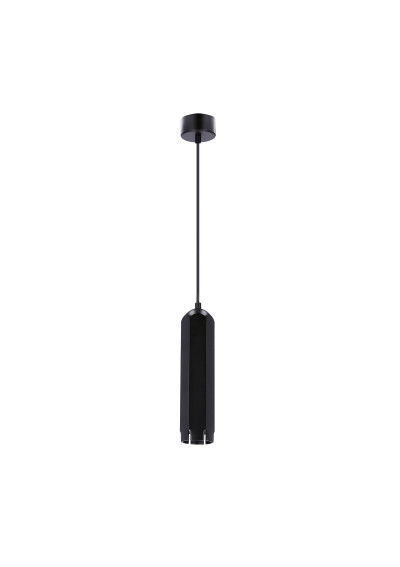 Lampa wisząca Tuba 1xGU10 czarny 6,3 cm - zdjęcie produktu 3