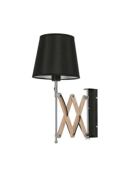 E27 wall light 1xE27 black 52 cm - product image 2
