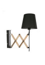E27 wall light 1xE27 black 52 cm - product image 3