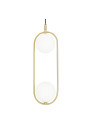 Lampa wisząca Cordel 2xG9 mosiężny 18,5 cm - zdjęcie produktu 2