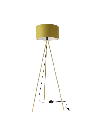 Lampa podłogowa Vanti 1xE27 złoty 144 cm