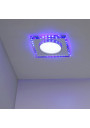 Oprawa stropowa Ssp-22 8 W LED 6500 K niebieski ring, szkło bezbarwne 11,2 cm - zdjęcie produktu 2