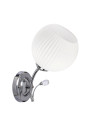 Lampa ścienna Yoko 1xE27 srebrny 20 cm